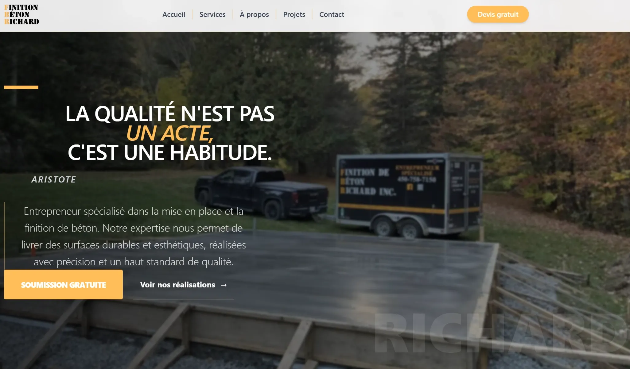 Finition de Béton Richard Inc.